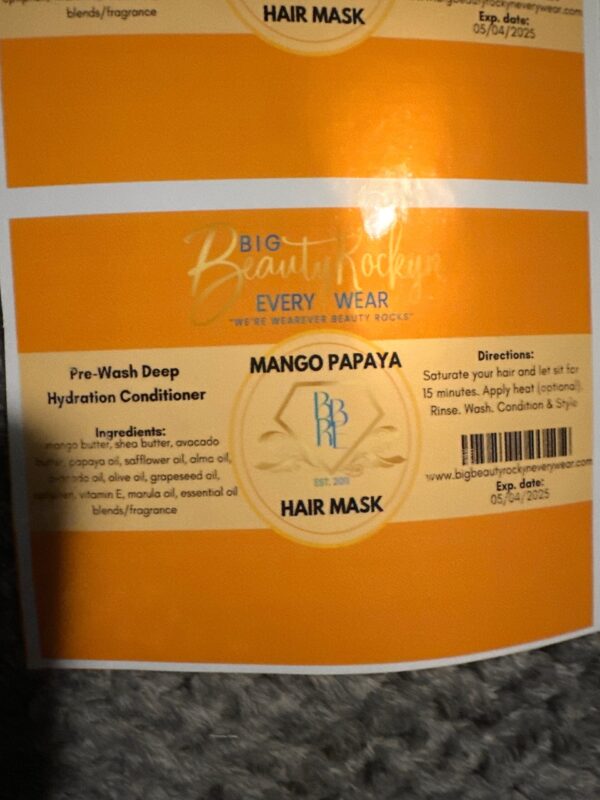 Mango Papaya hair mask - Image 4