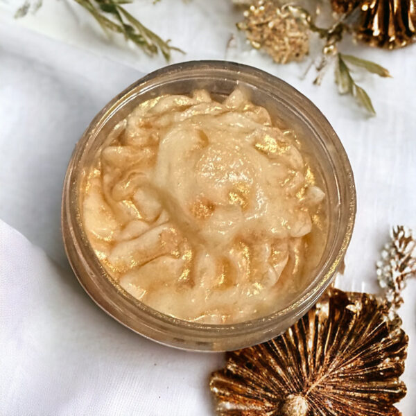 Golden Vanilla Shimmering Whipped Body Butter - Image 3