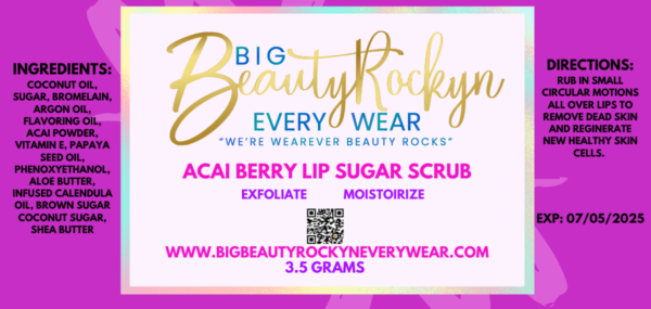 Big Beauty Açaí Berry Blossom  Sugar Scrub