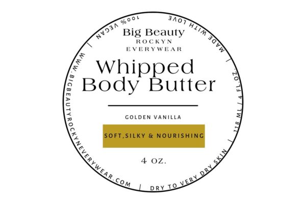 Golden Vanilla Swirl Whipped Body Butter - Image 3