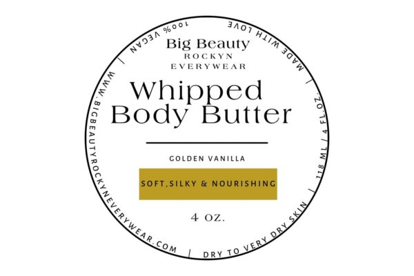 Golden Vanilla Shimmering Whipped Body Butter