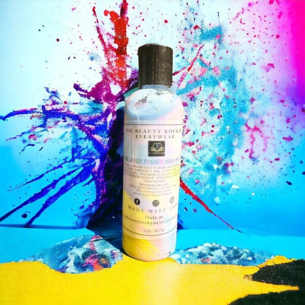 Cotton Candy Healing Lotion- Cotton Candy Scented-  (Multicolored) Unisex - Image 3