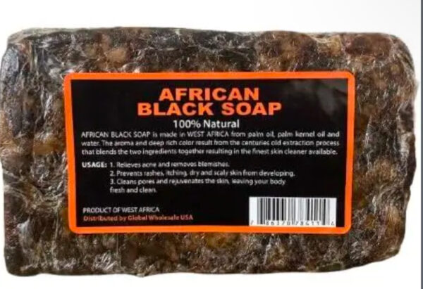 African Black Soap bar - Image 3