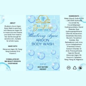 Blueberry Azure Argon Bodywash